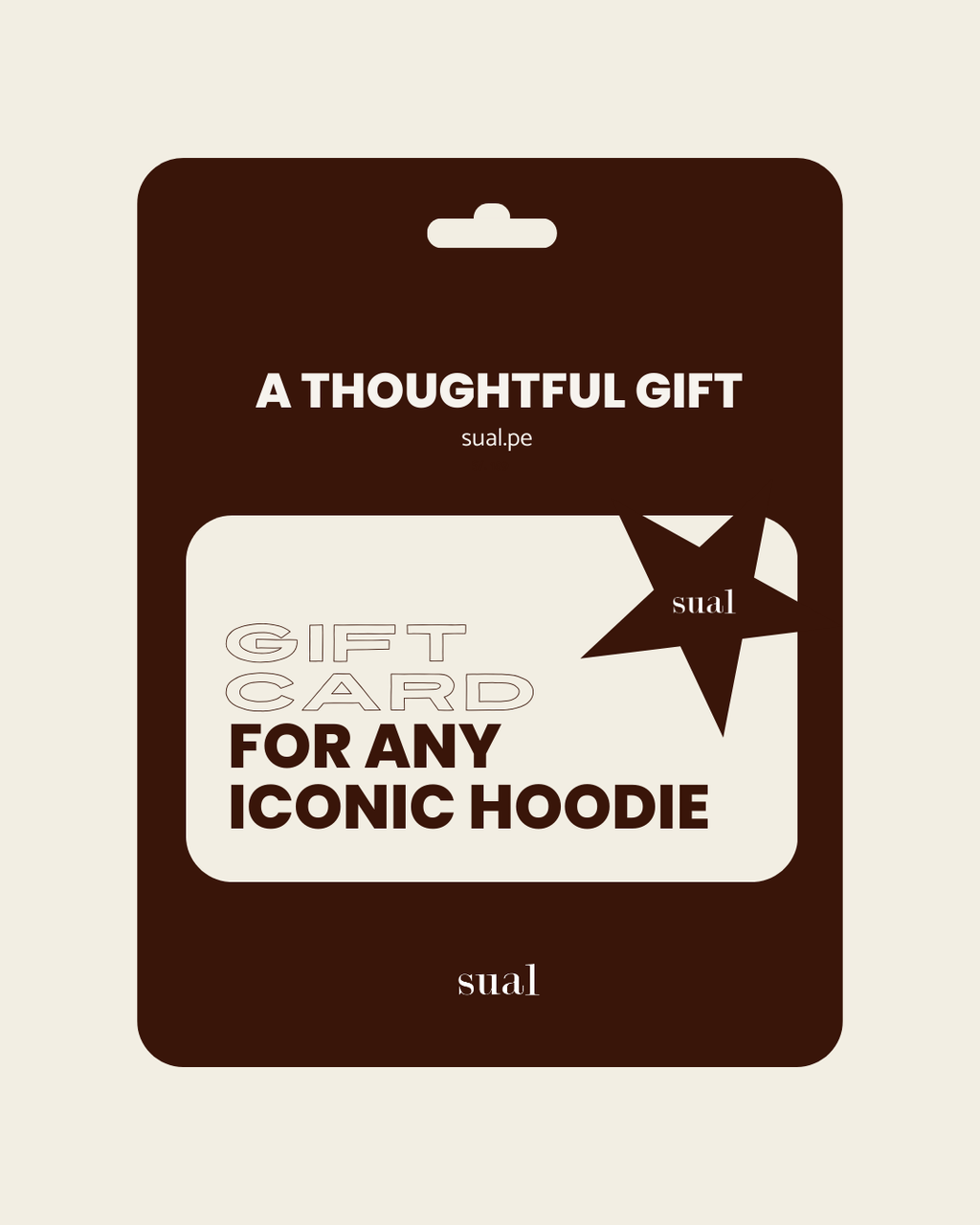 Knitted Hoodie Gift Card