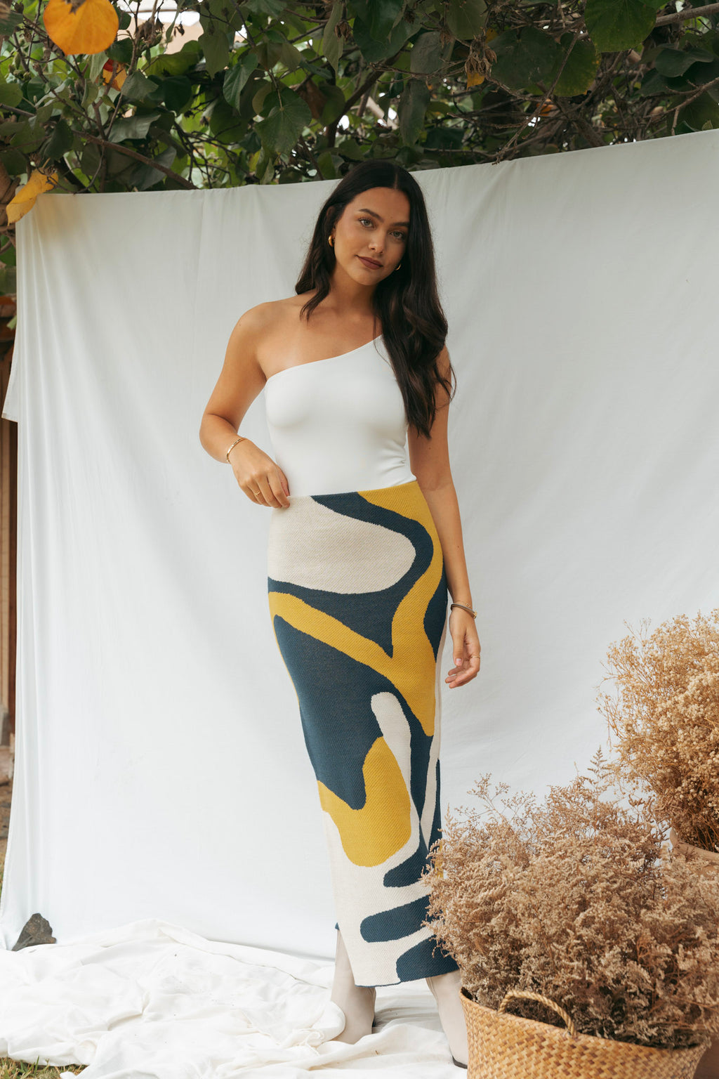 Aura Skirt - Amarilla