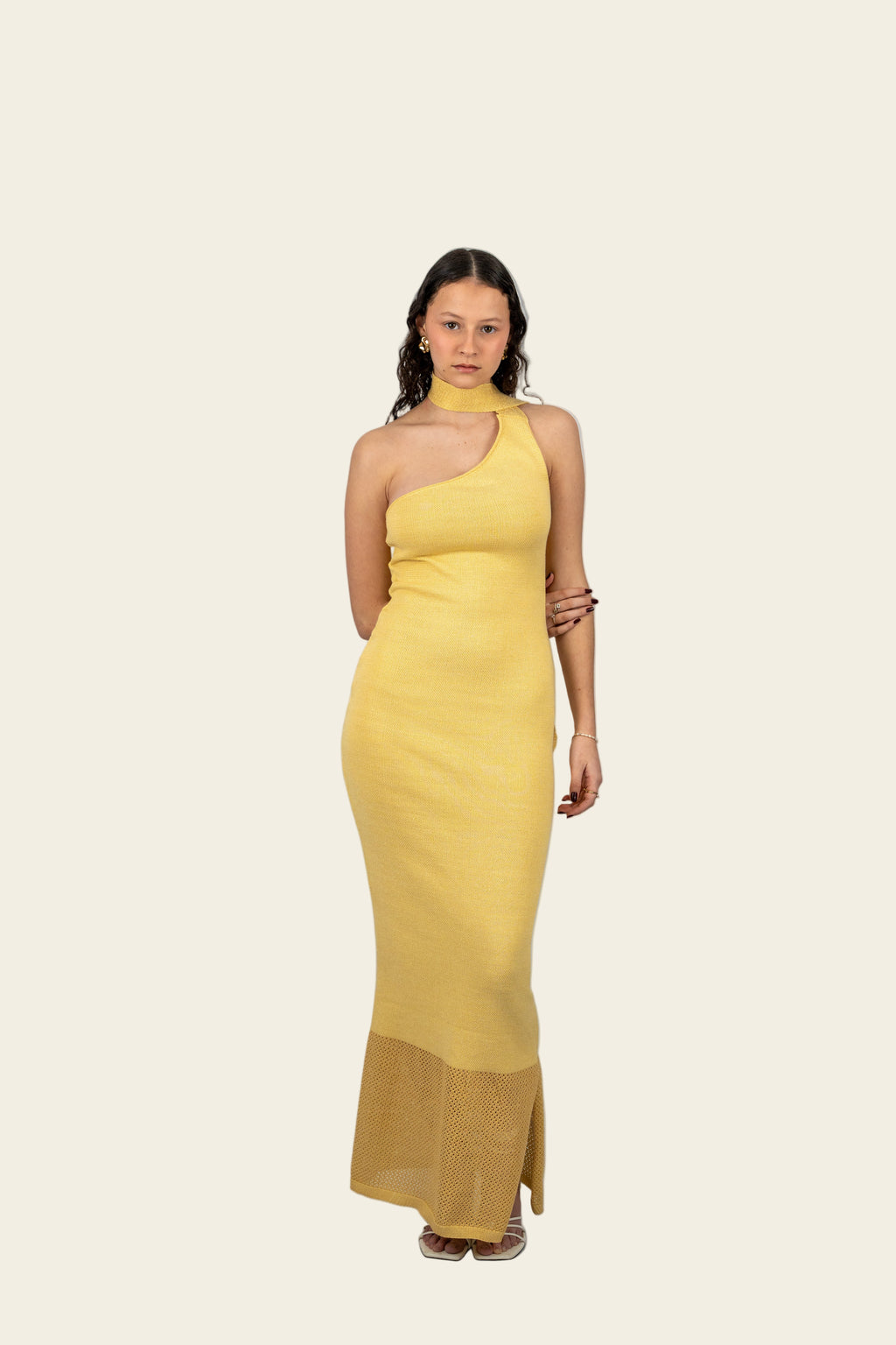 Banana Glitter Dress