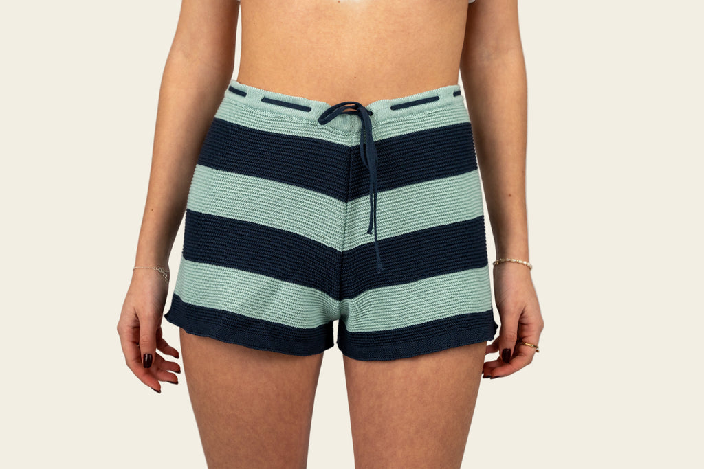 Berry Striped Shorts