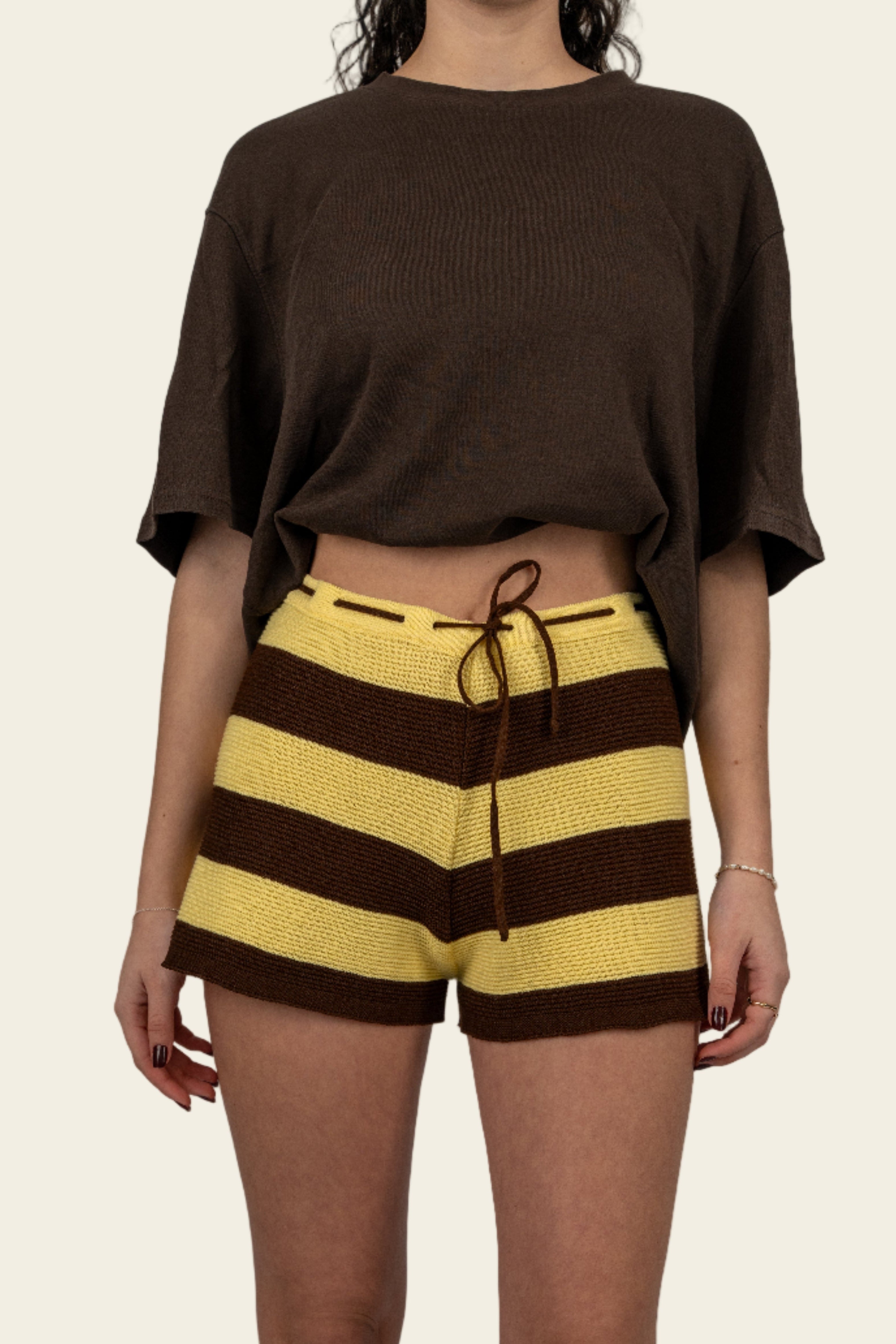 Honey Coco Striped Shorts