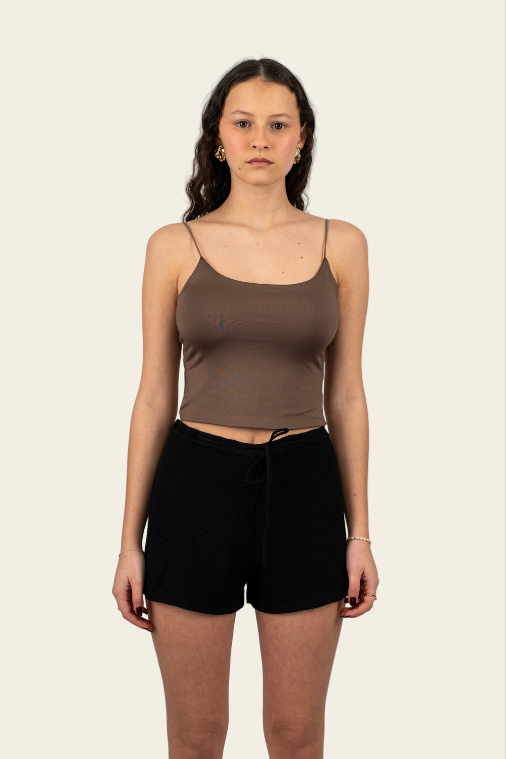 Ying in Black Shorts