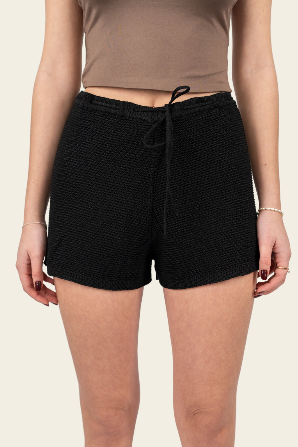 Ying in Black Shorts