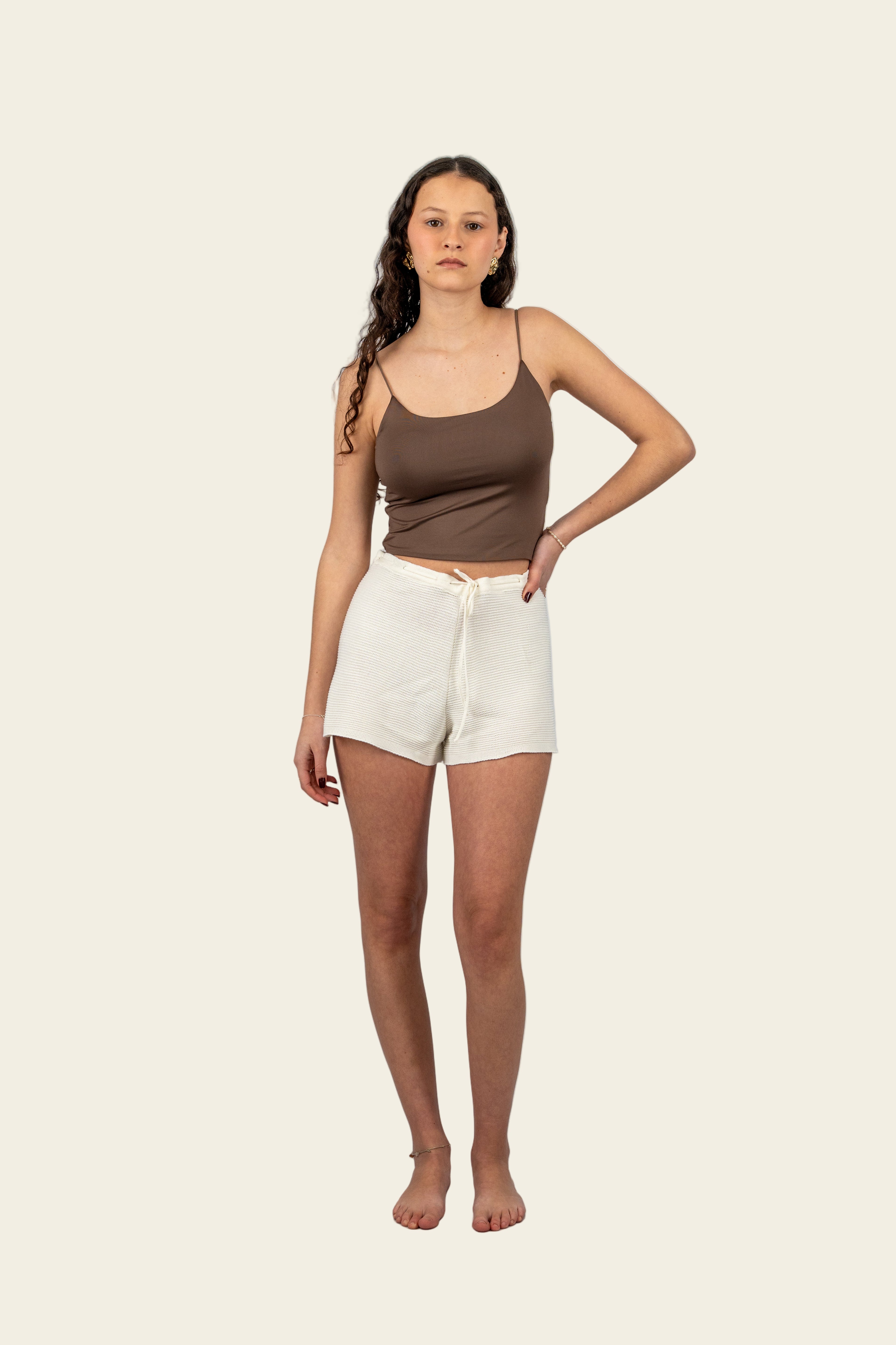 Yang in White Shorts