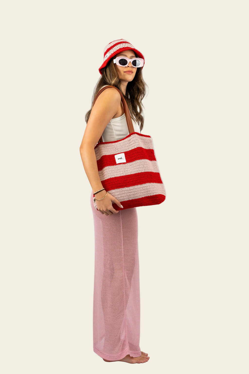 Cherry Pop Striped Bag