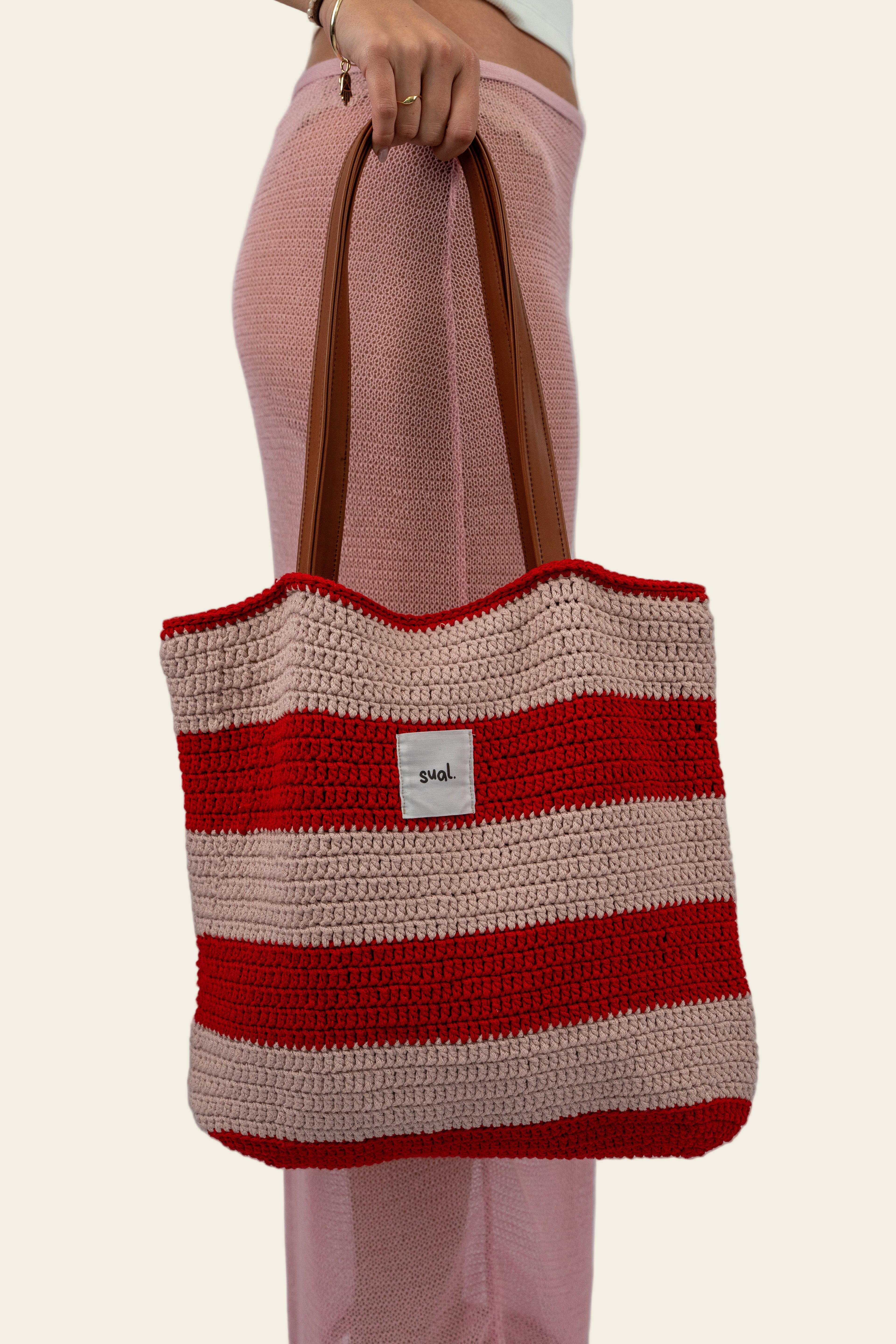 Cherry Pop Striped Bag