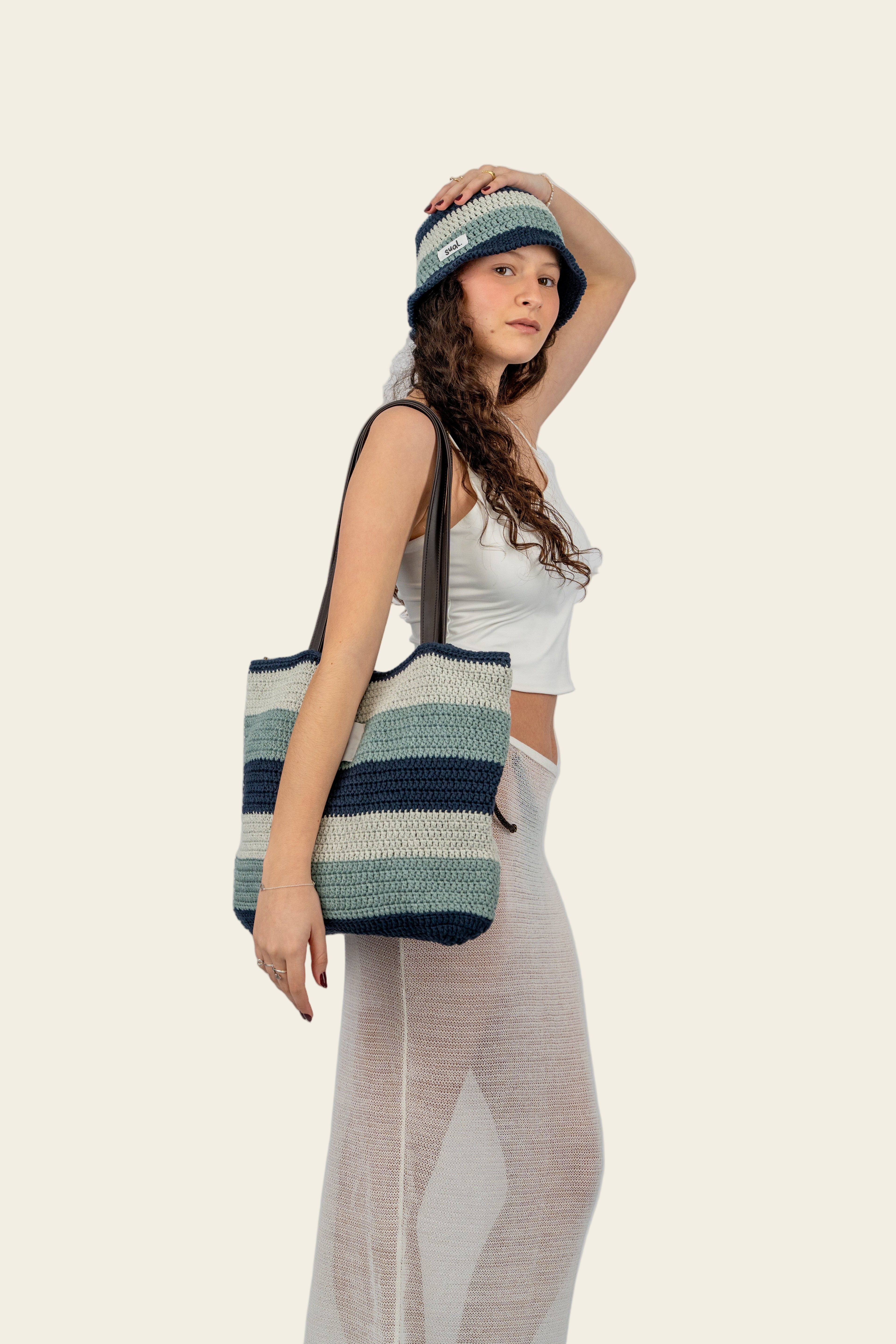 Fig Striped Bag